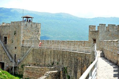 Makedonya 'nın Ohri kentindeki Samuels Kalesinde.