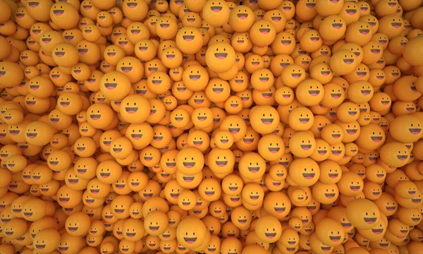 Social Media Smiley Reaction Icons Balls Photos De Stock Libres De Droits