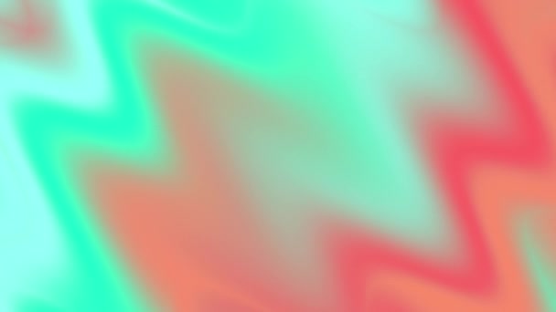 現代抽象的な動きの勾配の液体赤緑の背景 滑らかな勾配によってアニメーションされる背景 — ストック動画