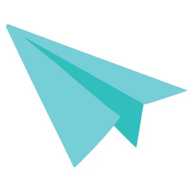 Origami kağıt uçak, mavi uçak