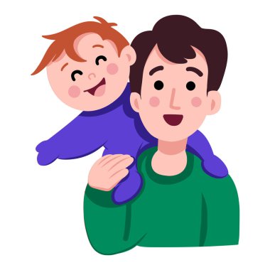 Baba ve Yeni Doğan Oğul Etiketi