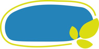 Colourful Text Background. Dialogue box.