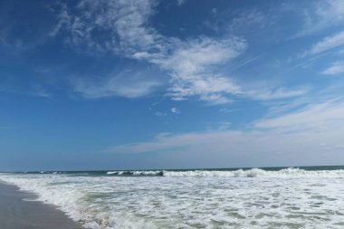 Beautiful ocean view at Atlantic coast of North Florida