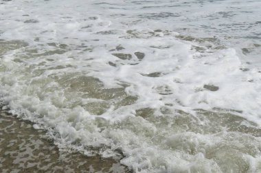 Ocean foam background on Florida beach