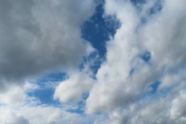 Beautiful clouds background in blue sky