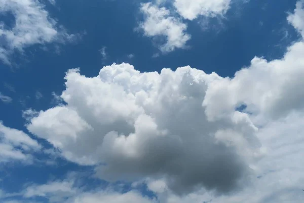 Nuvens Bonitas Fundo Céu Azul Natureza Florida — Fotografia de Stock
