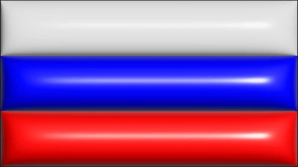 Inflar Bandeira Nacional — Fotografia de Stock