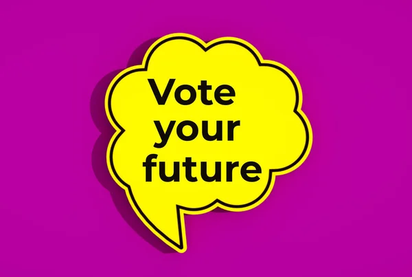 Votar Sua Bolha Futuro — Fotografia de Stock