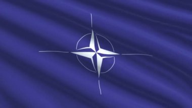 NATO bayrağı rüzgarda