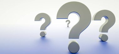 Soru işaretleri arkaplan kavramı