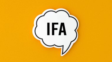 IFA metni. IFA - Mali Muhasebeciler Enstitüsü 'nün kısaltması..