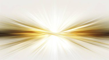 gold horizontal lines, symmetrical composition, bioluminescence, Pure white background. abstract background clipart