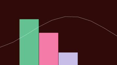 4K içinde iş büyümesi yukarı ok animasyonu