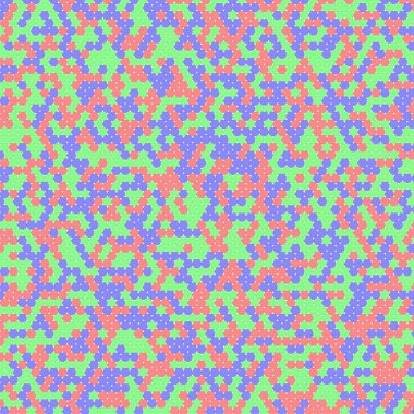 Renkli Altıgen Döşeme Kalıbı Kusursuz Geometrik Doku