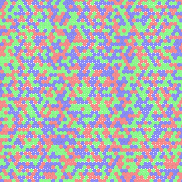 Renkli Altıgen Döşeme Kalıbı Kusursuz Geometrik Doku