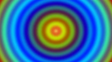 Soyut dinamik hareketli neon geometrik şekil