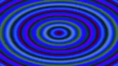 Soyut dinamik hareketli neon geometrik şekil