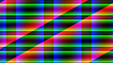 Soyut dinamik hareketli neon geometrik şekil