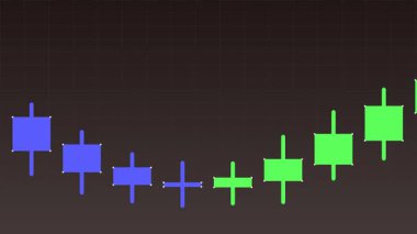 Soyut dinamik hareketli neon geometrik şekil