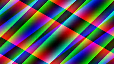 Soyut dinamik hareketli neon geometrik şekil