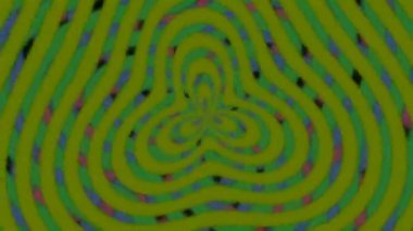 Soyut dinamik hareketli neon geometrik şekil