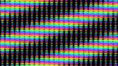 Hipnotik renkli geometrik şekil animasyonu 4K dipsiz döngü videosu