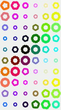 Dinamik çiçek deseni döngüsü ile neon parlayan süsleme ızgarası canlandırması