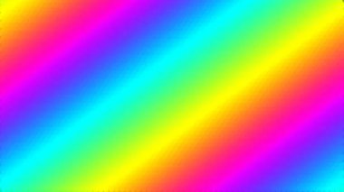 Gökkuşağı katmanlı enerji titreşimli ve girdap hareketli ızgara animasyonu