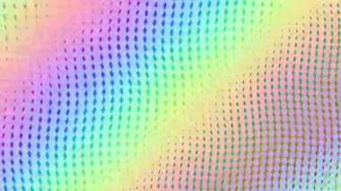 Pürüzsüz yüzen hareketli parlayan kabarcık dalga canlandırma döngüsü