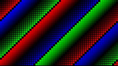 Gökkuşağı ızgara nabız animasyonu kaleydoskopik geometrik hareket