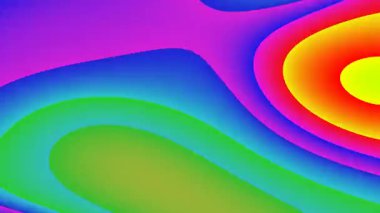 sürreal hipnotik stok video neon döngüsü