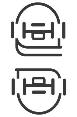 Düz Tasarım Biçimli Modern Patinaj Simgesi