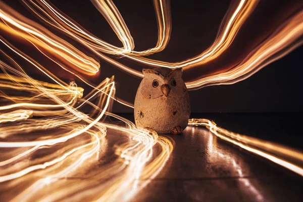 Noel süsü. El yapımı baykuş.