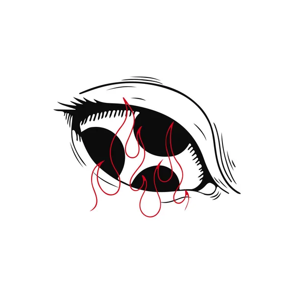 Olhos humanos chorosos esboço, desenho olho Anime arte chorando, menina  triste, mamífero, cara png