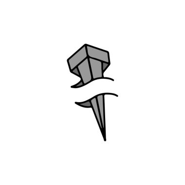 Büyük çivilerin vektör çizimi