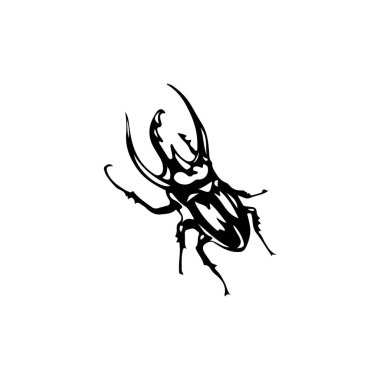 black beetle concept vector illustration