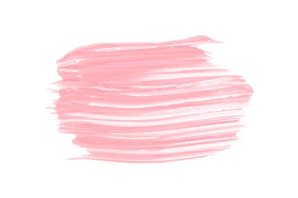 Spazzola Rosa Brillante Isolata Sfondo Bianco Colore Pastello Dolce — Foto Stock