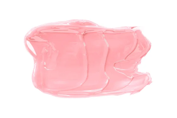 Shiny Pink Brush Isolated White Background Pastel Color Sweet — Stock Photo, Image