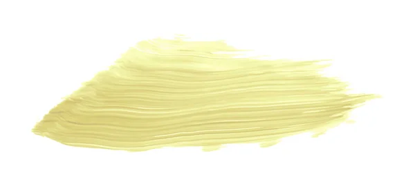 Light Yellow Brush Isolated White Background Yellow Brush — Stock Photo, Image
