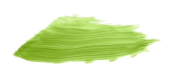 Лайм Зелений Пензлик Ізольований Білому Тлі Лайм Зелений Пензель — стокове фото