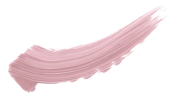 Cepillo Rosa Brillante Aislado Sobre Fondo Blanco Color Pastel Dulce —  Fotos de Stock