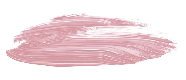 Beyaz Arka Planda Izole Edilmiş Parlak Pembe Fırça Pastel Renk — Stok fotoğraf