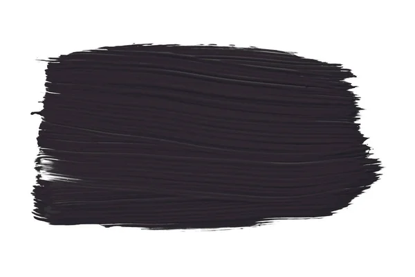 Černošedé Tahy Štětcem Izolované Bílém Pozadí Akvarel — Stock fotografie