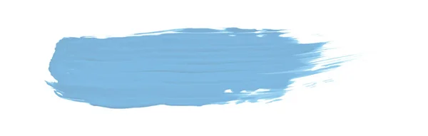 Jasnoniebieski Pędzel Odizolowany Białym Tle Akwarela — Zdjęcie stockowe