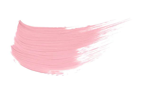 白を基調としたピンクの絵筆 水彩画 — ストック写真