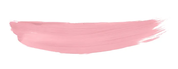 Pennello Rosa Isolato Sfondo Bianco Acquerello — Foto Stock