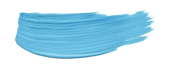Light Blue Paintbrush Isolated White Background Watercolor — Stock Photo, Image