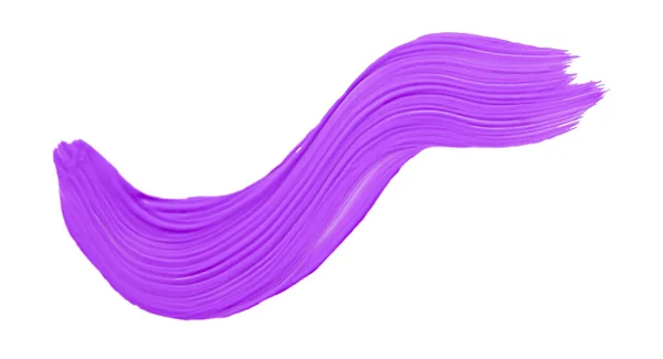 Фіолетовий Пензлик Ізольований Білому Тлі Акварель — стокове фото
