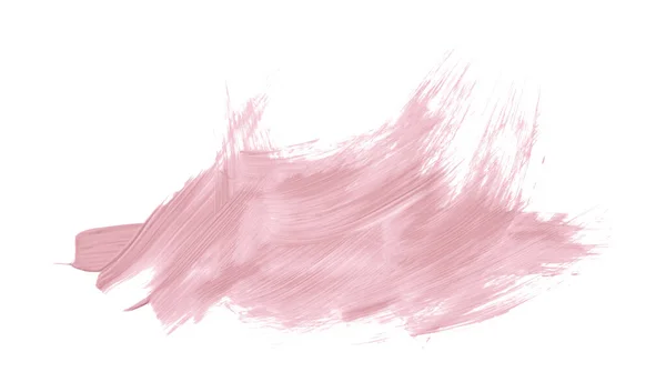 Pincel Rosa Isolado Sobre Fundo Branco Aquarela — Fotografia de Stock