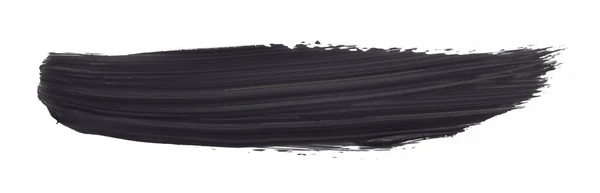 Черный Серый Мазки Кисти Изолированы Белом Фоне Акварель — стоковое фото
